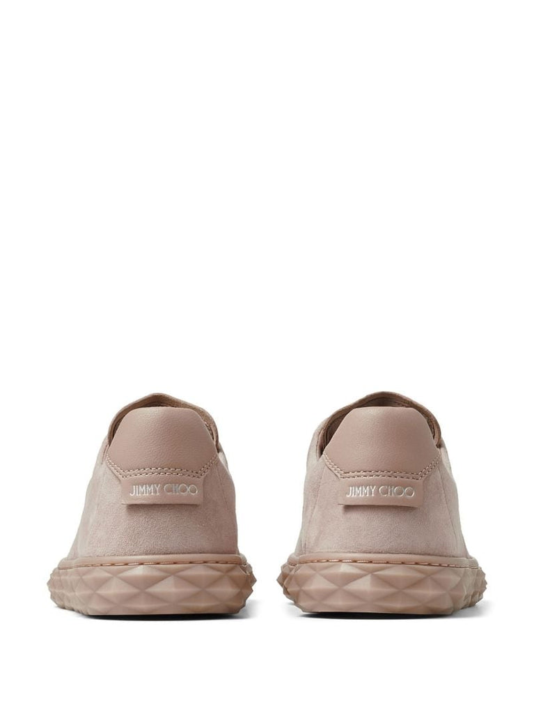 Pink Diamond Light Low Top Suede Sneakers