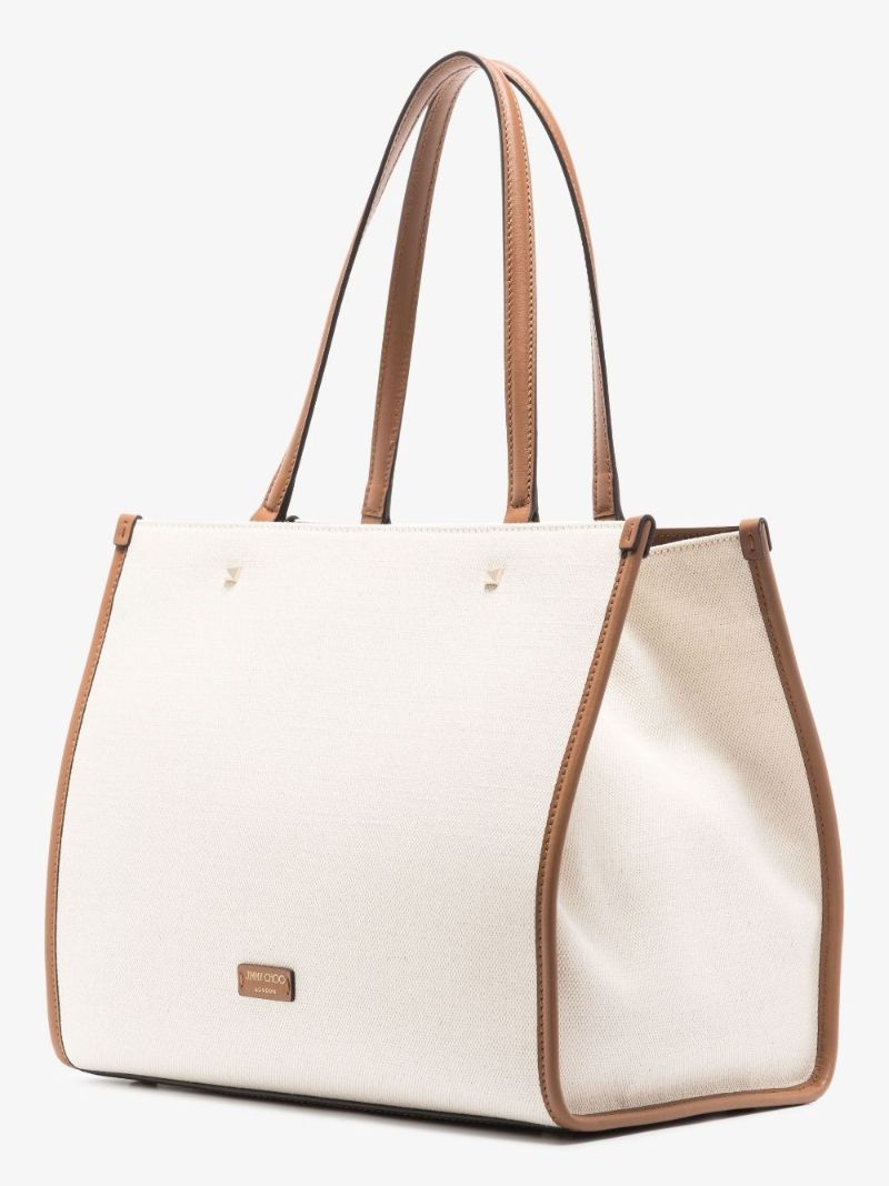 Neutral Varenne Canvas Tote Bag