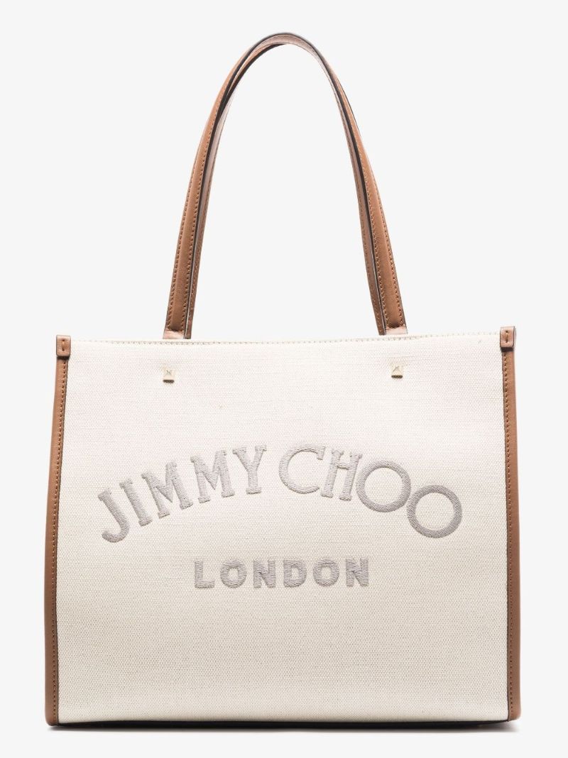 Neutral Varenne Canvas Tote Bag