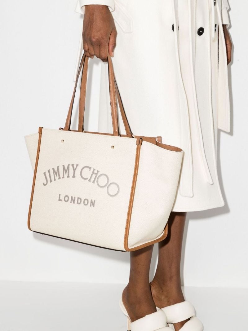 Neutral Varenne Canvas Tote Bag