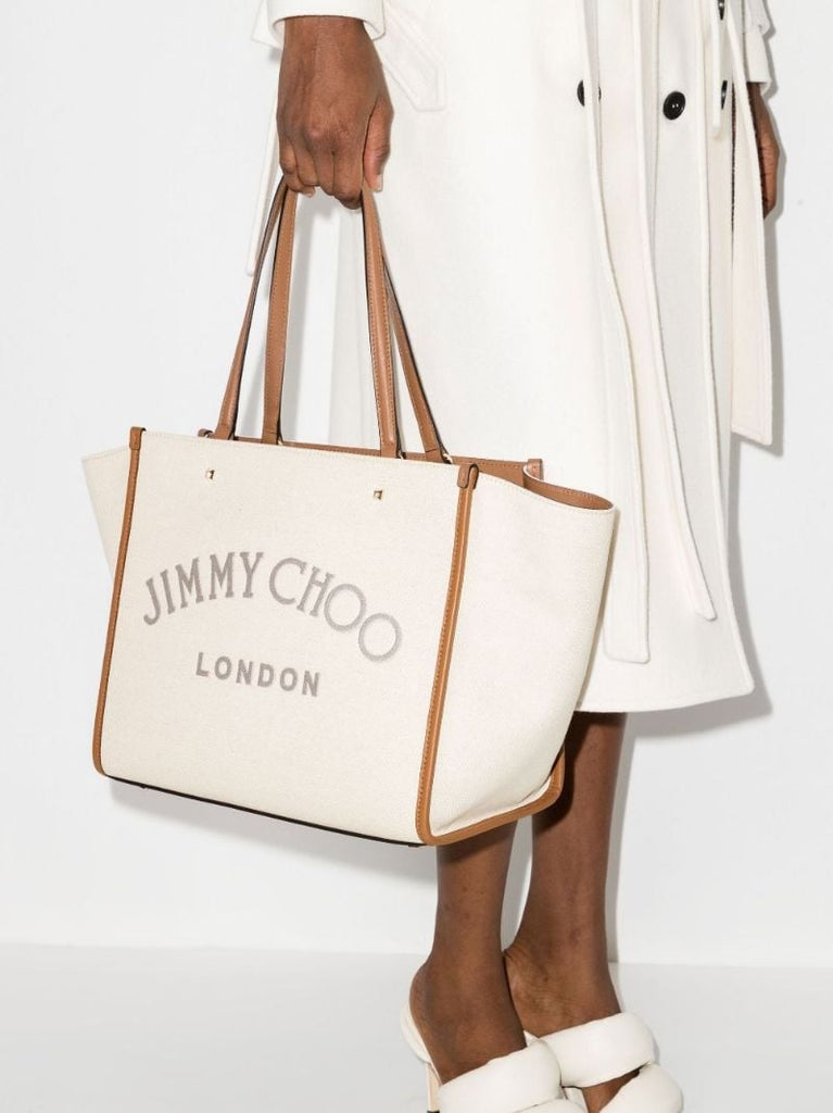 Neutral Varenne Canvas Tote Bag
