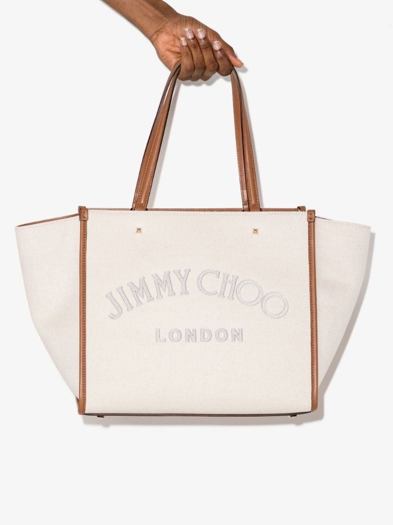 Neutral Varenne Canvas Tote Bag