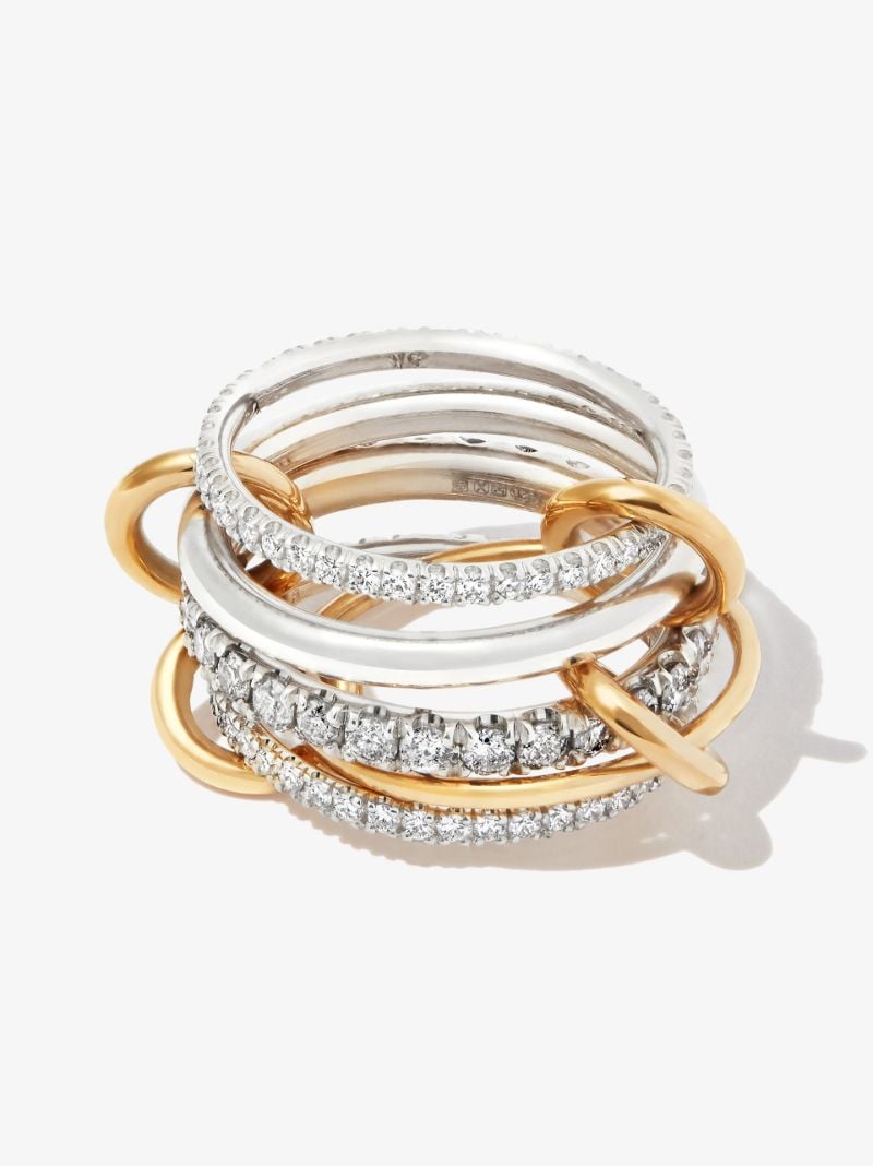 Sterling Silver Aquarius Diamond Ring