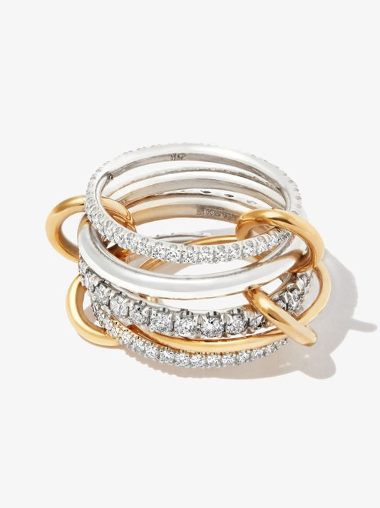 Sterling Silver Aquarius Diamond Ring