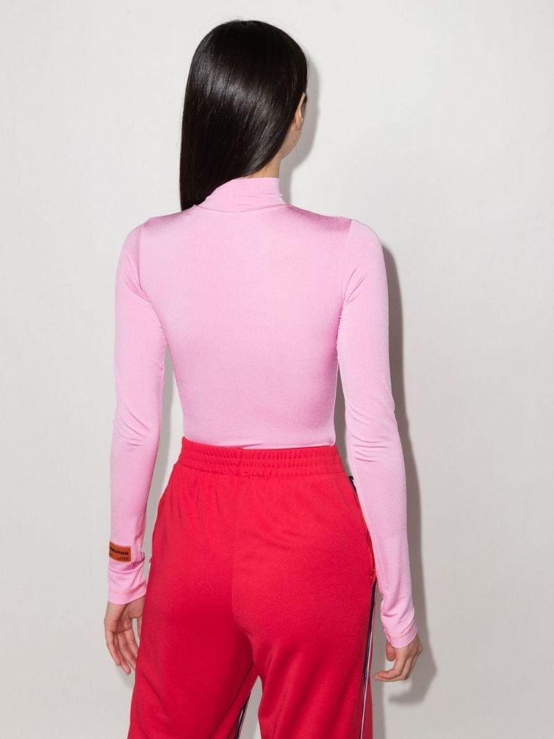 Turtleneck Long Sleeve Jersey Bodysuit
