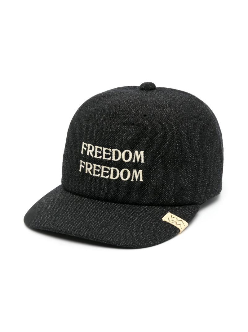 Black Freedom Embroidered Cap