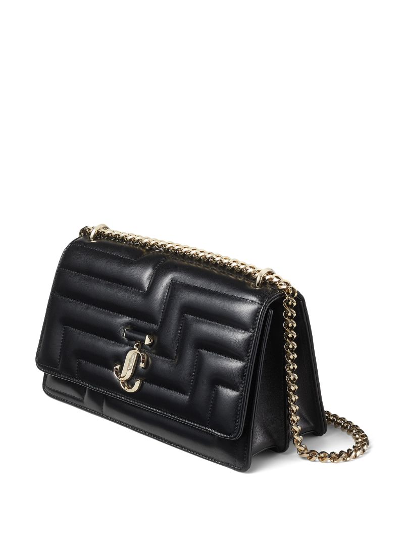 Black Varenne Quilted Shoulder Bag