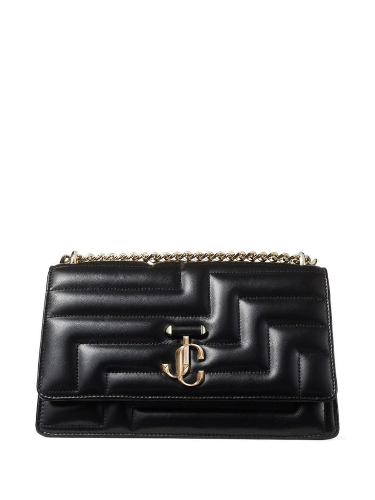 Black Varenne Quilted Shoulder Bag