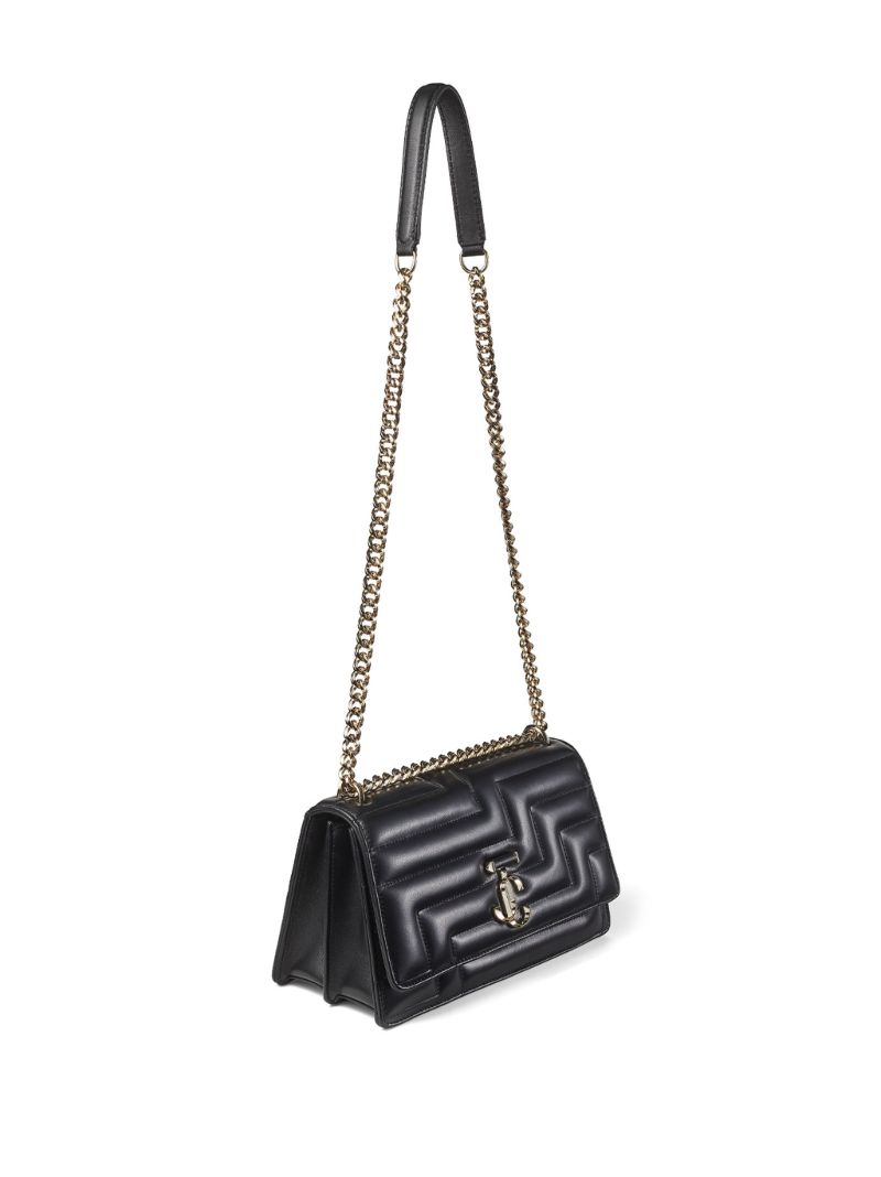 Black Varenne Quilted Shoulder Bag