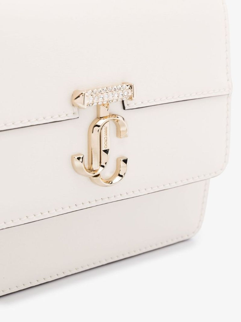 Neutral Varenne Leather Shoulder Bag