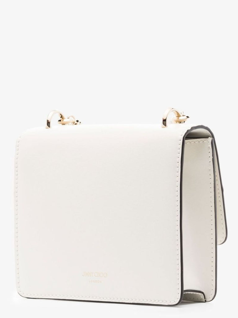 Neutral Varenne Leather Shoulder Bag