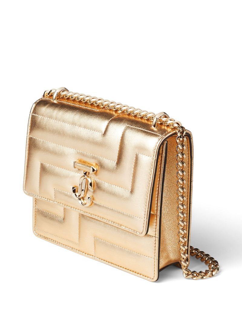 Gold Varenne Avenue Leather Shoulder Bag