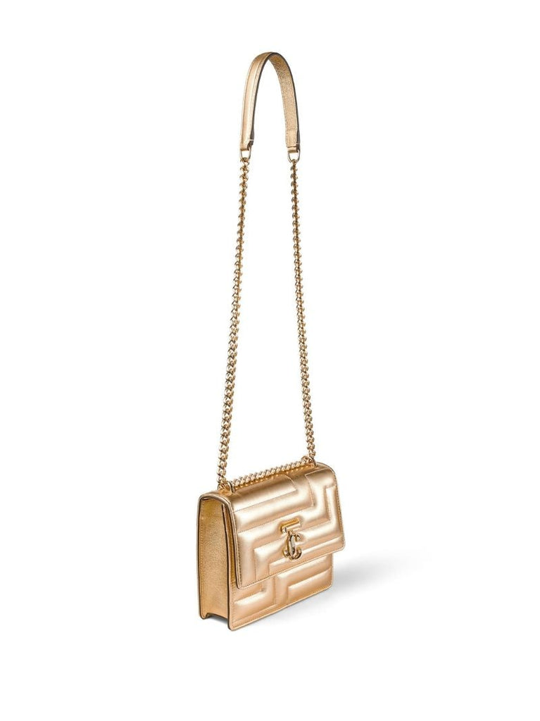 Gold Varenne Avenue Leather Shoulder Bag