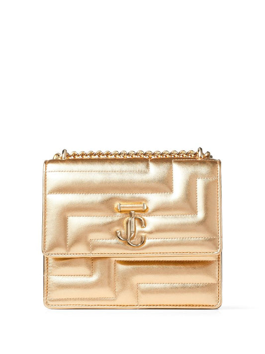 Gold Varenne Avenue Leather Shoulder Bag