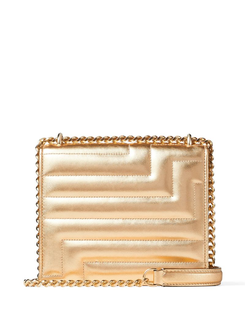 Gold Varenne Avenue Leather Shoulder Bag