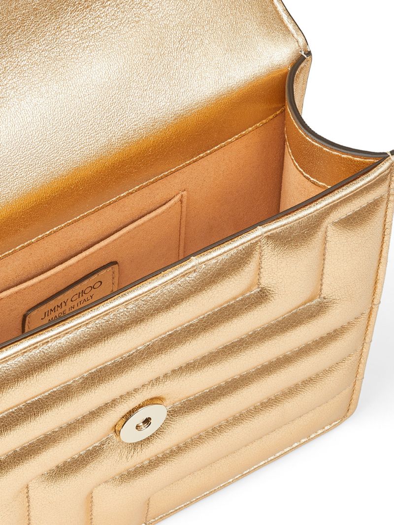 Gold Varenne Avenue Leather Shoulder Bag
