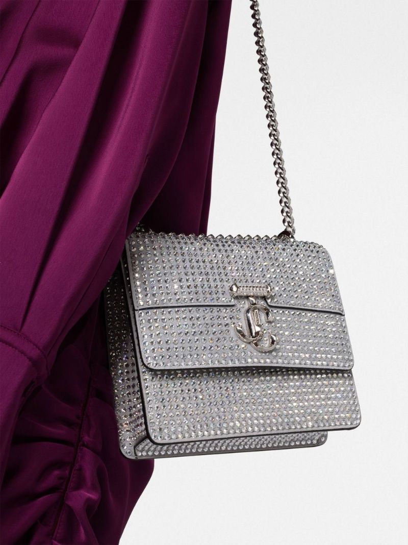 Silver-tone Varenne Crystal-embellished Bag