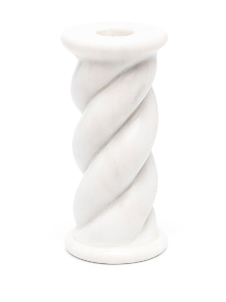 White Cordelette Candleholder
