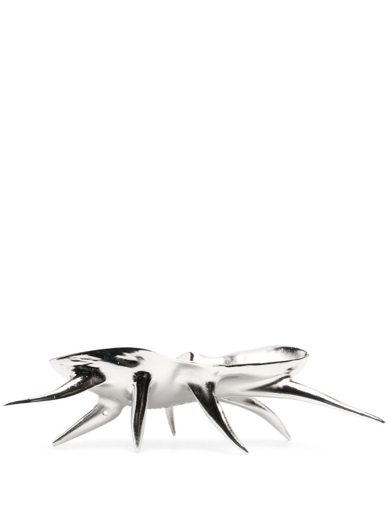 Silver-tone Spikey Bowl