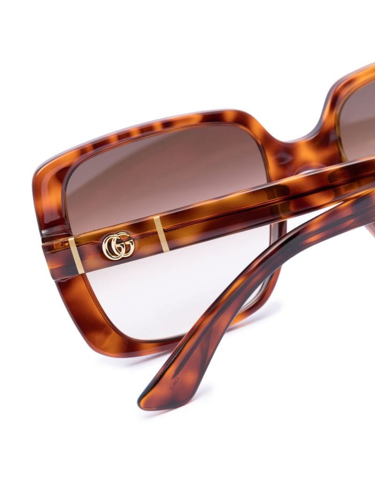 Brown Oversized Square Sunglasses