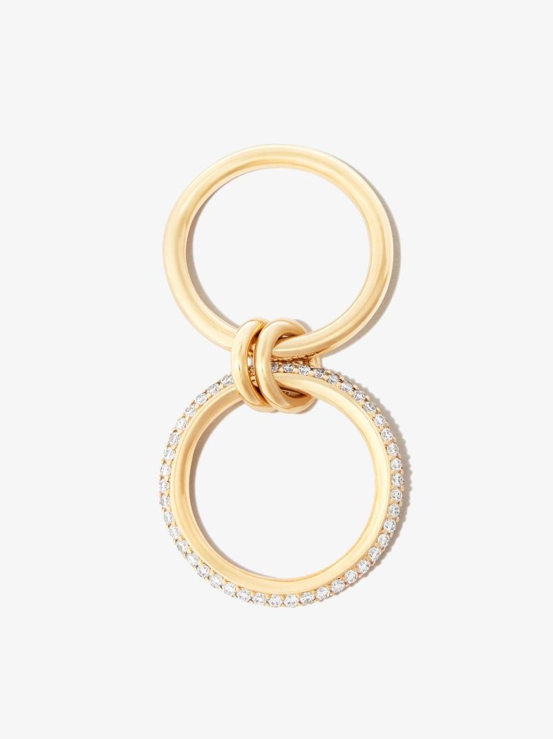 18k Yellow Gold Virgo Petite Diamond Ring