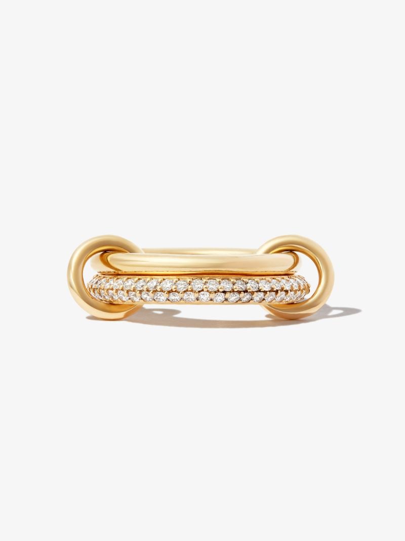 18k Yellow Gold Virgo Petite Diamond Ring