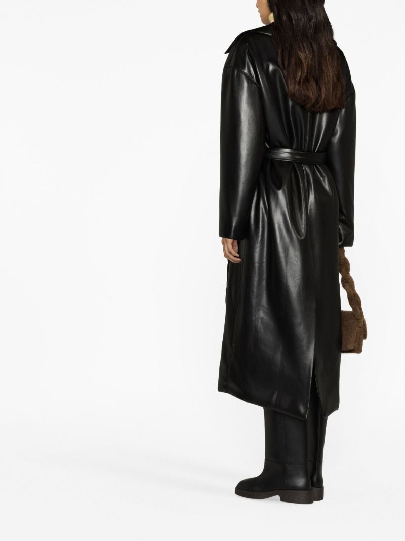 Black Liano Belted Trench Coat