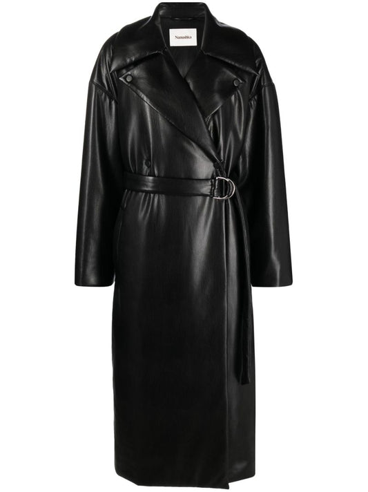 Black Liano Belted Trench Coat