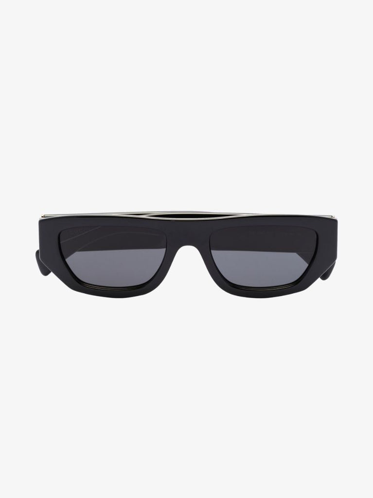Black Rectangle Frame Sunglasses