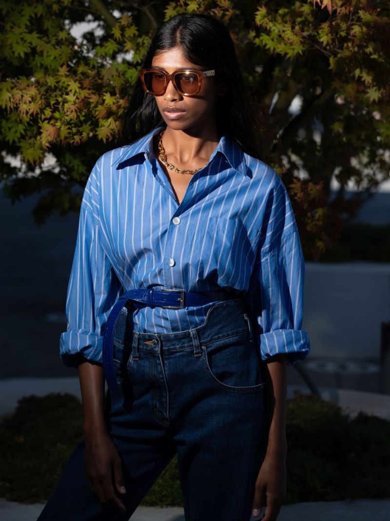 Brown Havana Oversized Square Sunglasses