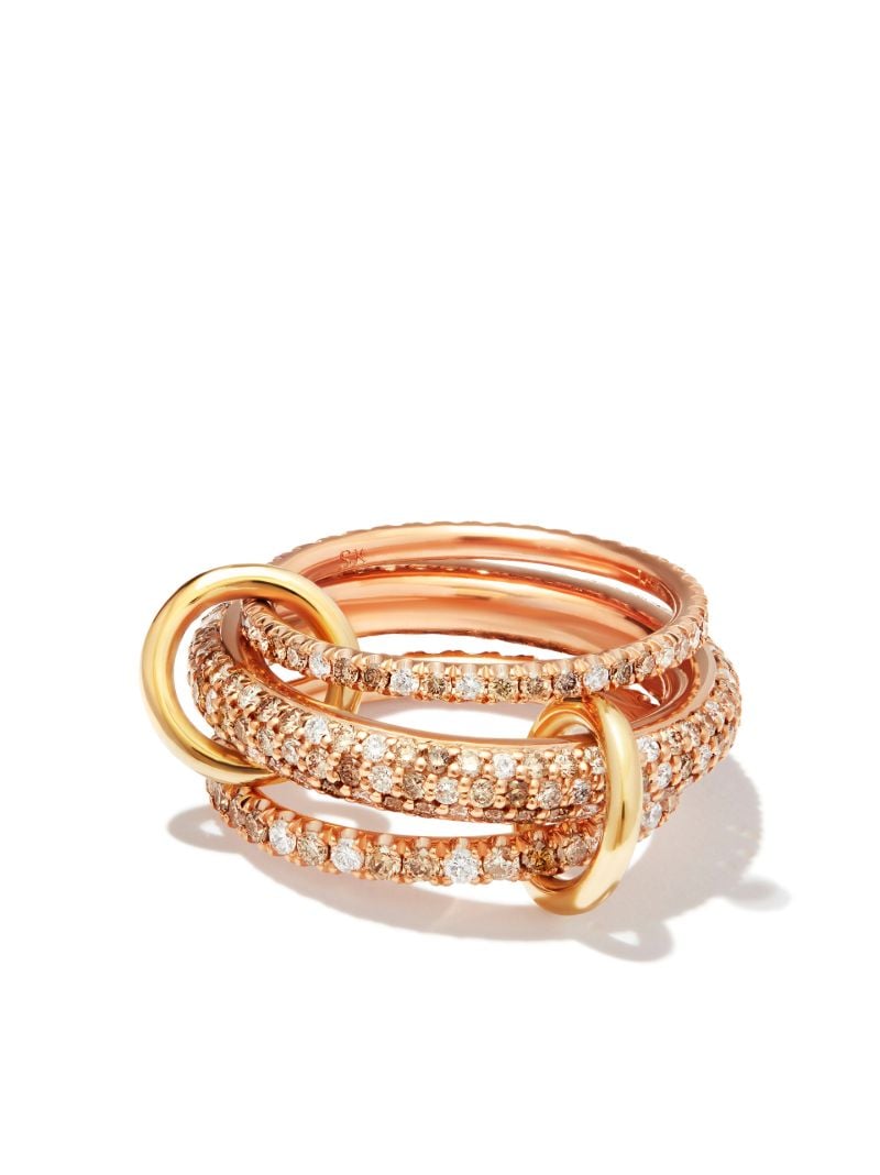 18k Rose Gold Nova Diamond Ring