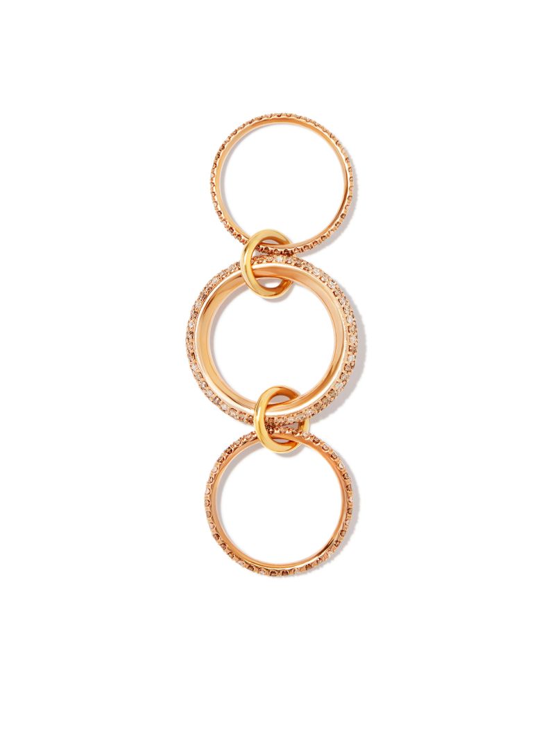 18k Rose Gold Nova Diamond Ring
