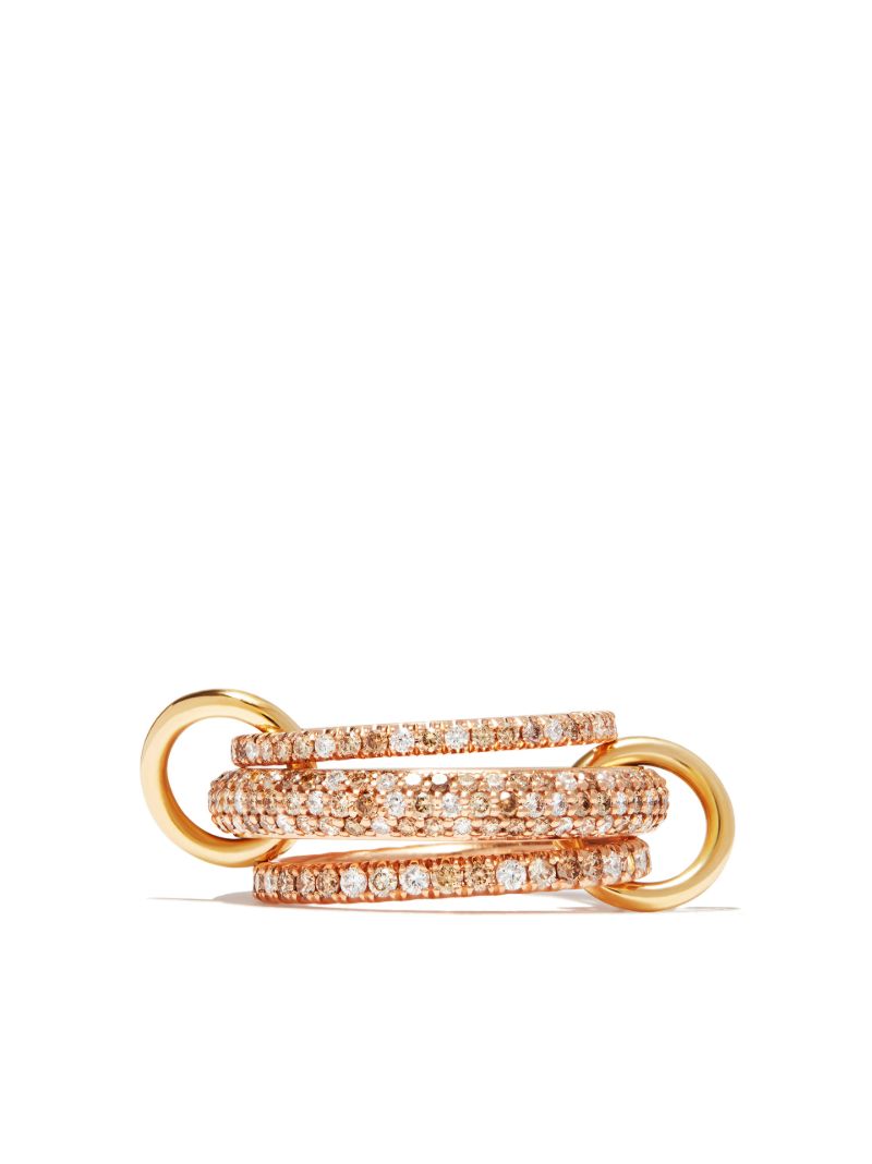18k Rose Gold Nova Diamond Ring