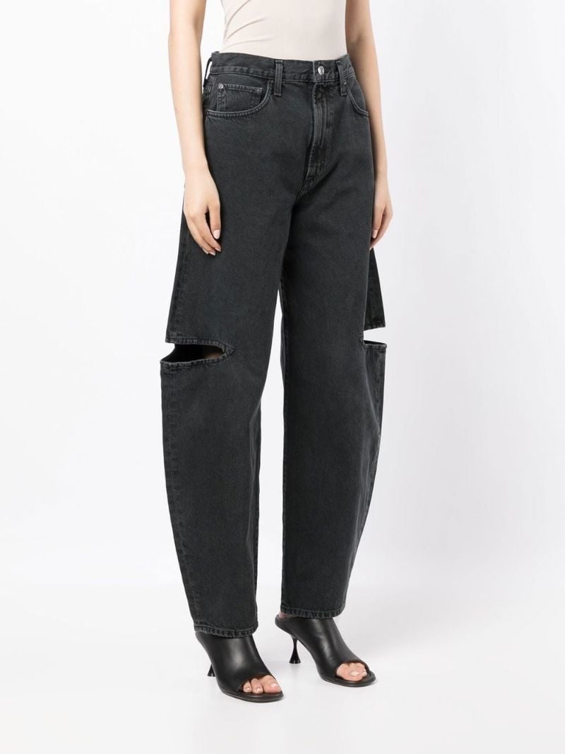 Black Sanna Cut-out Jeans