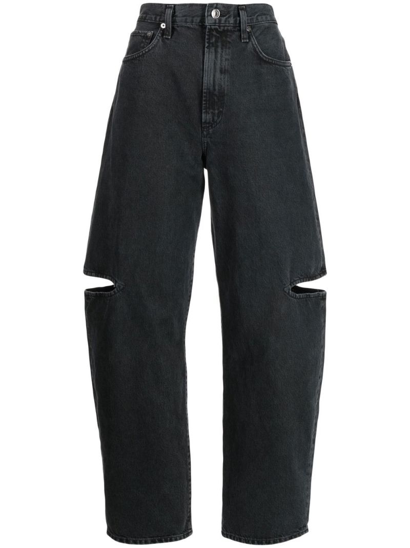 Black Sanna Cut-out Jeans
