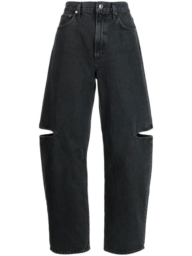 Black Sanna Cut-out Jeans