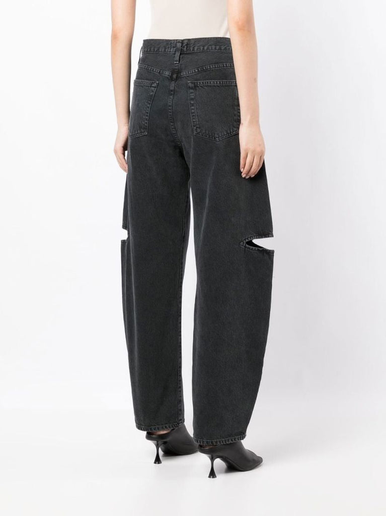 Black Sanna Cut-out Jeans
