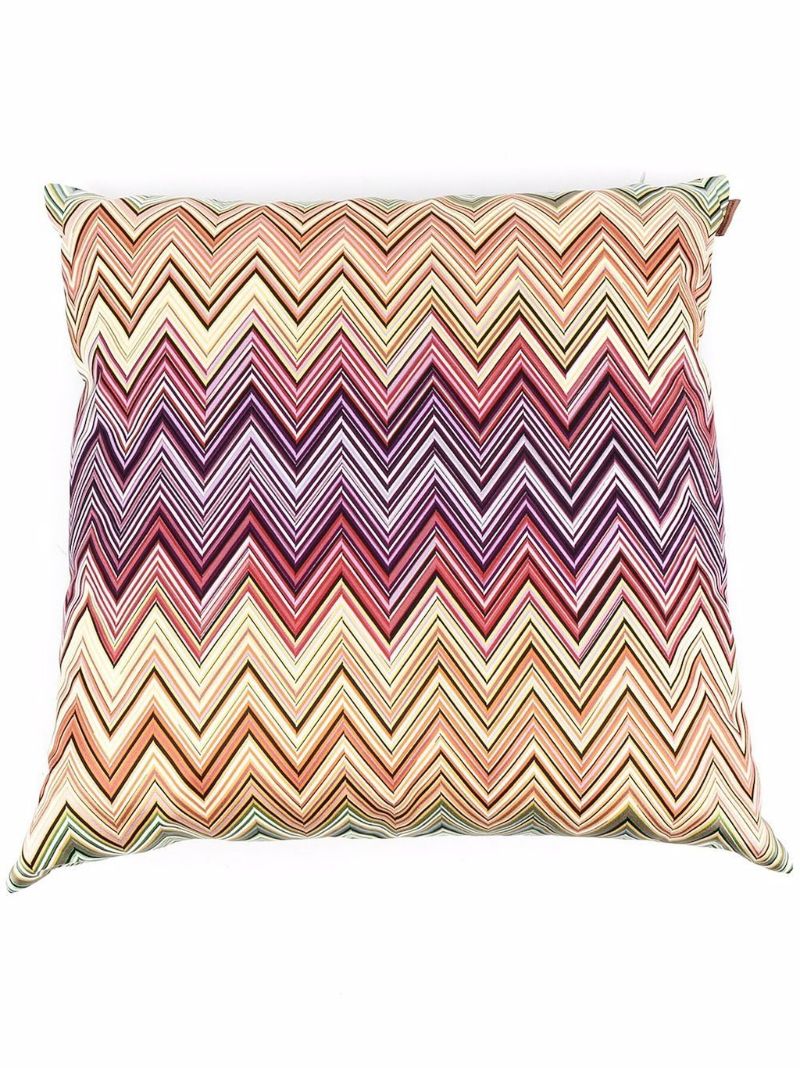 Purple Zigzag Cushion