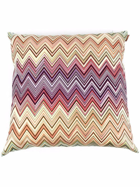 Purple Zigzag Cushion