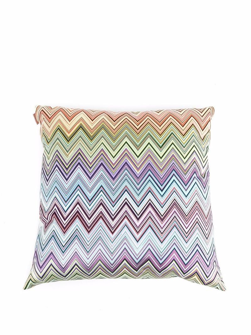 Purple Zigzag Cushion