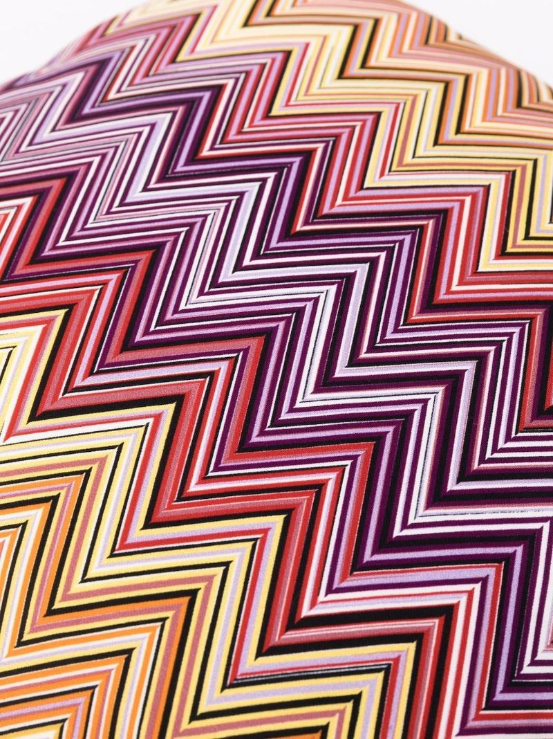 Purple Zigzag Cushion