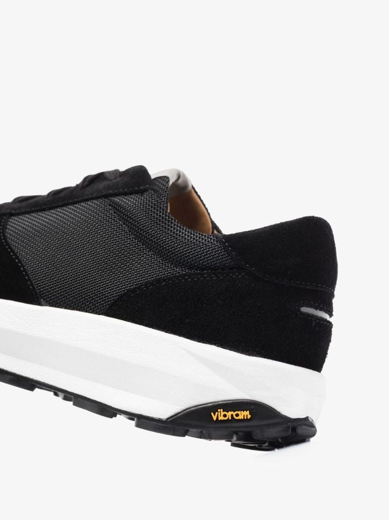 Black Trinity Low Top Suede Sneakers
