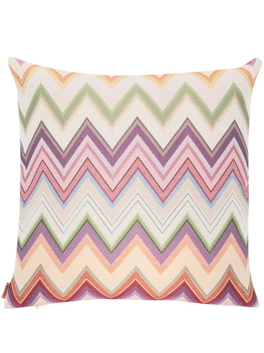 Multicolour Agadir Zigzag-pattern Cushion