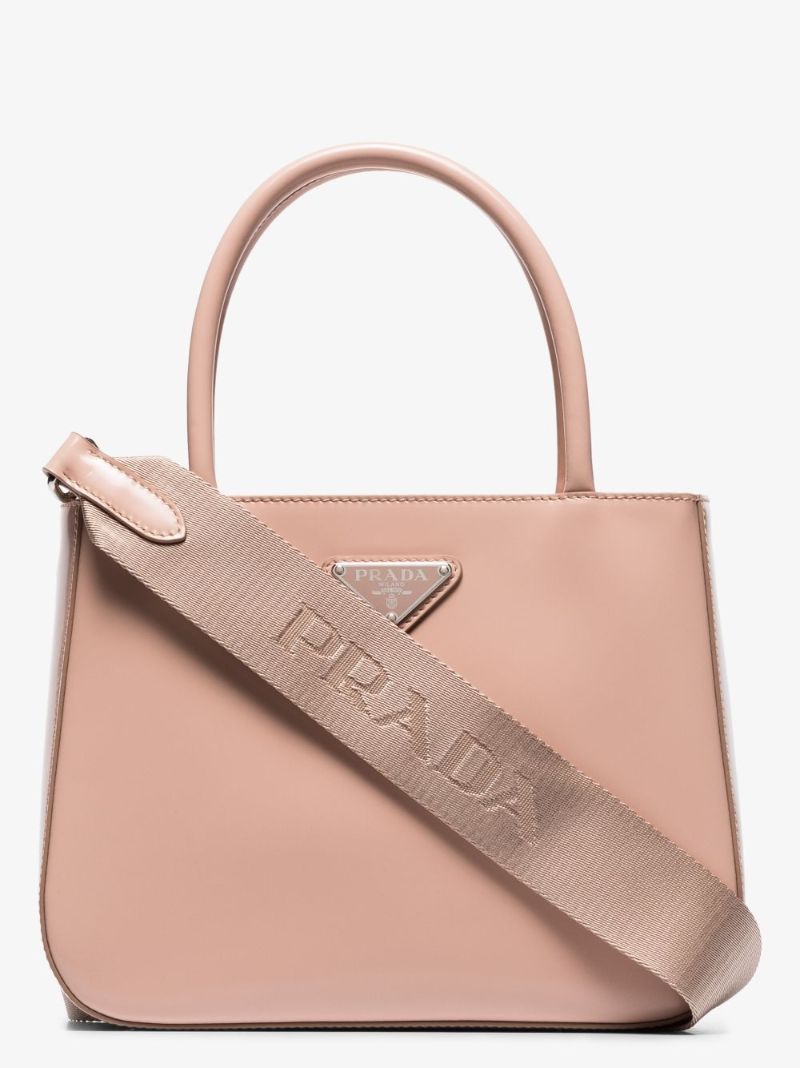 Triangle-logo Leather Crossbody Bag