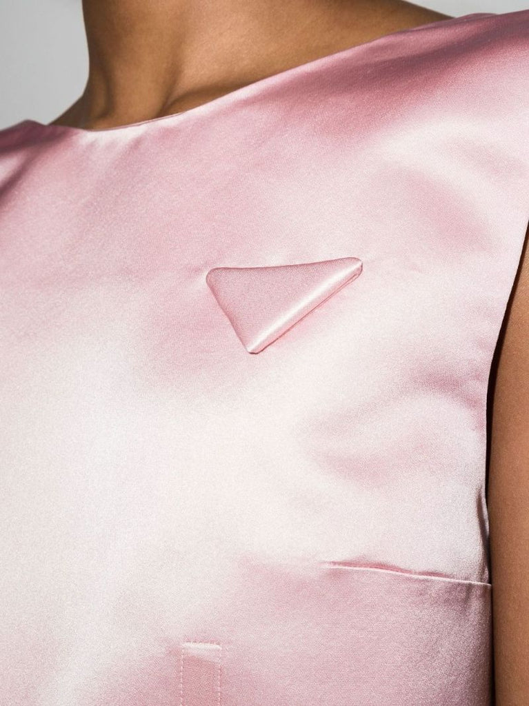 Silk Draped Mini Dress