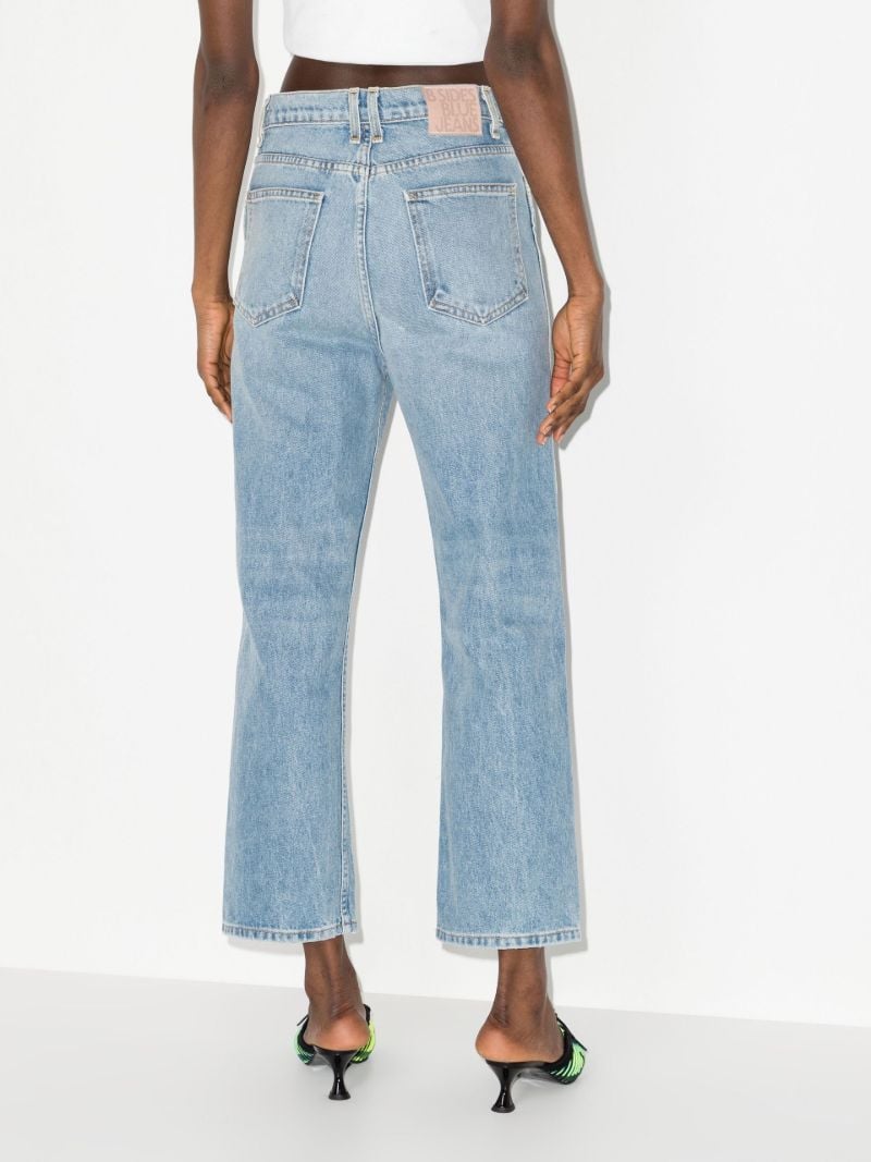 Plein Cropped Straight Leg Jeans