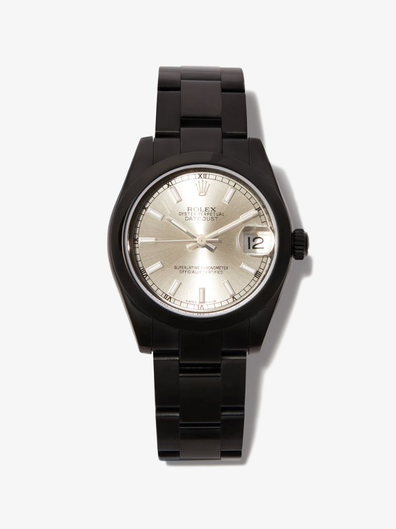 Customised Pre-owned Stainless Steel Rolex Datejust Watch