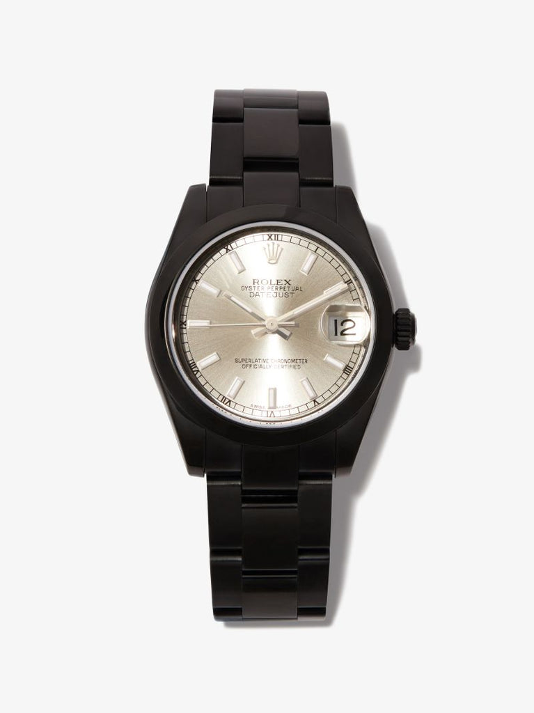 Customised Pre-owned Stainless Steel Rolex Datejust Watch