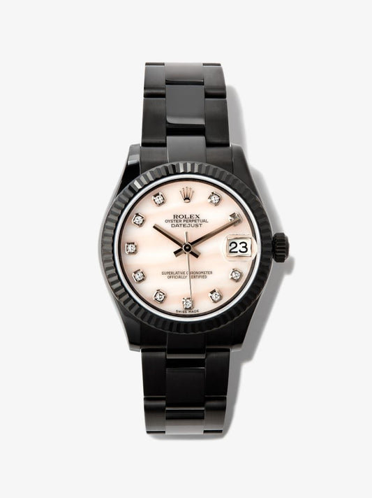 Customised Pre-owned Stainless Steel Rolex Datejust Watch