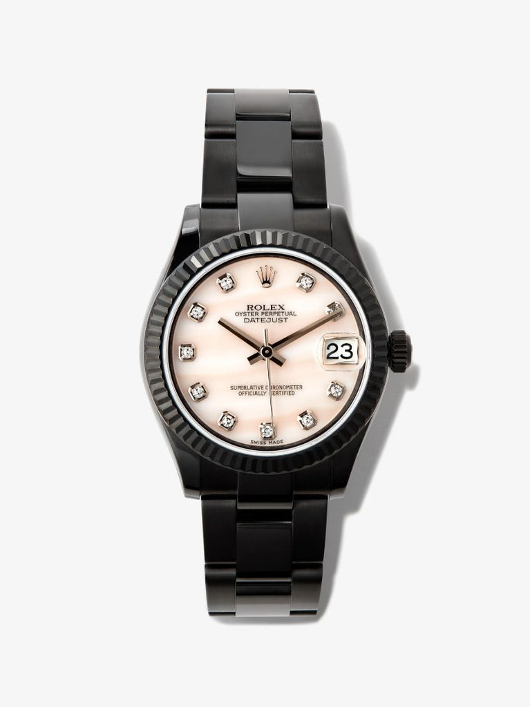 Customised Pre-owned Stainless Steel Rolex Datejust Watch